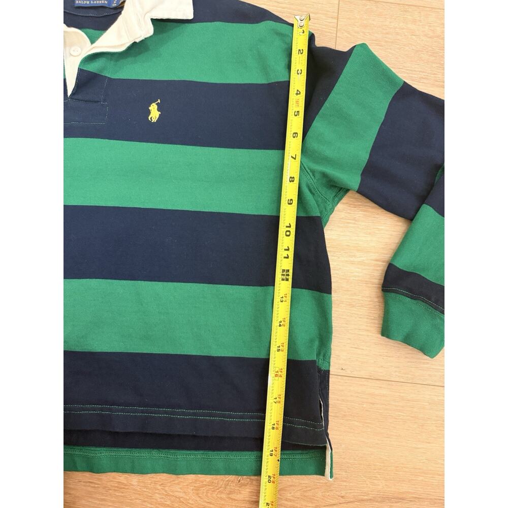 Ralph Lauren Rugby Women’s Polo Rare Colorway - Navy Blue Green Size Small - EUC - Picture 9 of 9